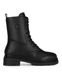 Ботильоны на плоской подошве Rieker, черный