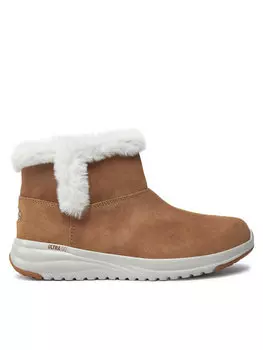 Ботильоны на плоской подошве Skechers, коричневый