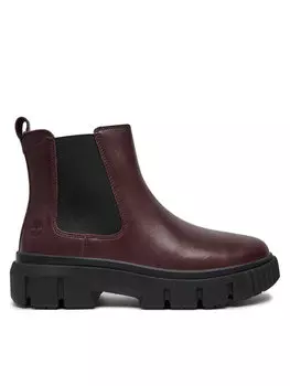 Ботильоны на плоской подошве Timberland, бордо