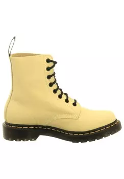 Ботильоны на шнуровке 1460 PASCAL Dr. Martens, цвет lemon yellow