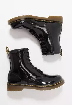 Ботильоны на шнуровке 1460 Unisex Dr. Martens, черный