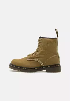 Ботильоны на шнуровке 1460 Unisex Dr. Martens, цвет muted olive