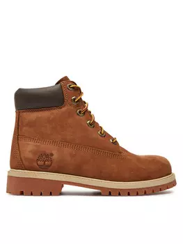Ботильоны на шнуровке 6 In Prem Timberland, коричневый