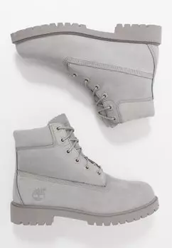 Ботильоны на шнуровке 6 IN PREMIUM WP BOOT Timberland, цвет medium grey