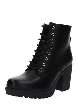 Ботильоны на шнуровке About You Emma, черный