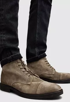 Ботильоны на шнуровке AllSaints, зеленый