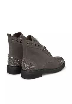 Ботильоны на шнуровке Alma en Pena, цвет Gris