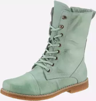 Ботильоны на шнуровке Andrea Conti, мятный