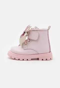 Ботильоны на шнуровке ANFIBIO CON FIOCCO Monnalisa, светло-розовый