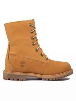 Ботильоны на шнуровке Authentic Timberland, коричневый