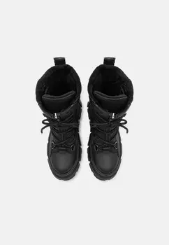 Ботильоны на шнуровке AVA PUFFER HIKE Buffalo, черный