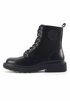 Ботильоны на шнуровке Basic Casual Dangie 3Pr Nine West, черный