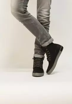 Ботильоны на шнуровке Blackstone, цвет Black