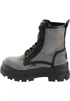 Ботильоны на шнуровке BUFFALO Aspha, черный