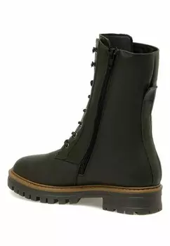 Ботильоны на шнуровке Butigo, хаки