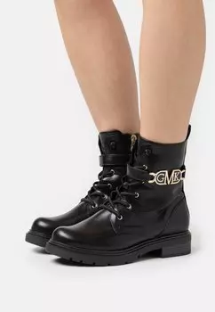 Ботильоны на шнуровке By Guido Maria Kretschmer Marco Tozzi, цвет black/gold