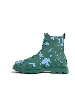 Ботильоны на шнуровке Camper БРУТ, цвет grn hellblau
