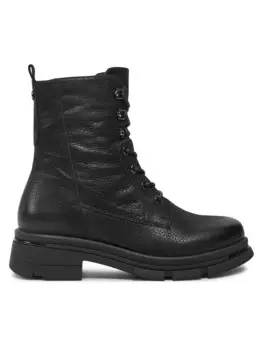 Ботильоны на шнуровке Caprice, черный