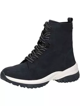 Ботильоны на шнуровке Caprice, темно-синий