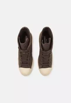 Ботильоны на шнуровке CHUCK 70 DE LUXE HEEL PLATFORM Converse, коричневый