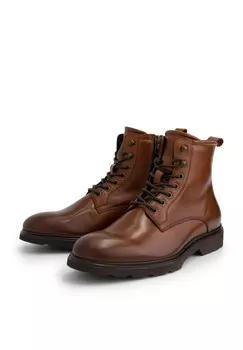 Ботильоны на шнуровке DENBROECK, цвет Cognac