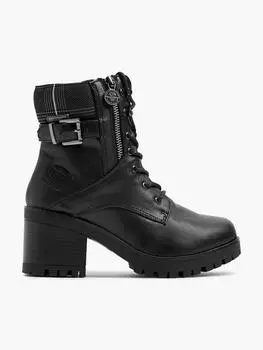 Ботильоны на шнуровке Dockers, черный