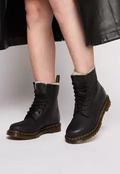Ботильоны на шнуровке Dr. Martens, черный