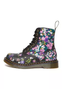 Ботильоны на шнуровке Dr. Martens ДР. MARTENS EYE 1460 PASCAL VINTAGE FLORAL BACKHAND, мульти