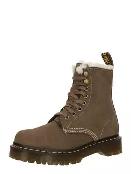 Ботильоны на шнуровке Dr. Martens Lace-Up Ankle Boots Pascal Bex, хаки