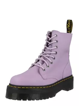 Ботильоны на шнуровке Dr. Martens, светло-фиолетовый