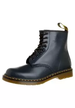 Ботильоны на шнуровке Dr. Martens, темно-синие