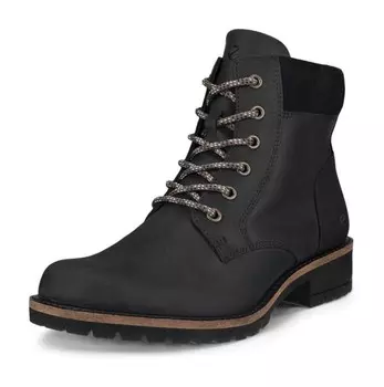 Ботильоны на шнуровке ECCO Lace-Up Ankle Boots, черный