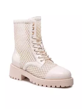 Ботильоны на шнуровке Eva Minge, бежевый