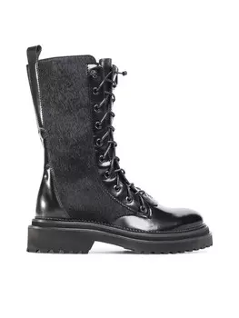Ботильоны на шнуровке Eva Minge, черный