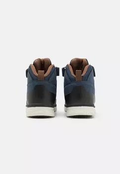 Ботильоны на шнуровке Friboo, темно-синий