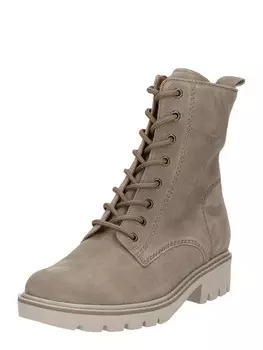 Ботильоны на шнуровке GABOR Lace-Up Ankle Boots, светло-коричневый