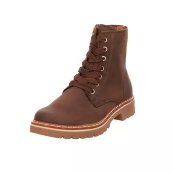Ботильоны на шнуровке GABOR Lace-Up Ankle Boots, темно-коричневый