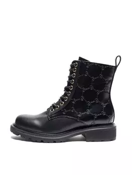 Ботильоны на шнуровке Gattinoni, черный