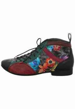 Ботильоны на шнуровке Guad Think!, цвет schwarz kombi