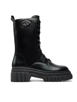 Ботильоны на шнуровке Guess, черный