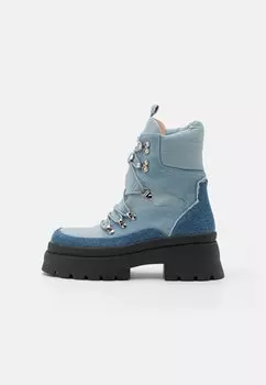 Ботильоны на шнуровке Hector Simmi London, синий