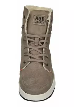 Ботильоны на шнуровке HUB, темно-серый