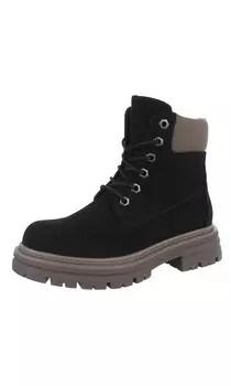 Ботильоны на шнуровке Ital-Design Lace-Up Ankle Boots, черный