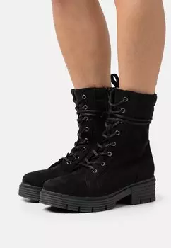 Ботильоны на шнуровке Jana, черный