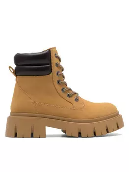 Ботильоны на шнуровке Jenny Fairy, коричневый