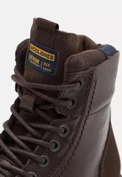 Ботильоны на шнуровке JFWCLARK BOOT Jack & Jones, темно-коричневый