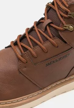 Ботильоны на шнуровке JFWOHIO Jack & Jones, коричневый