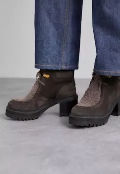 Ботильоны на шнуровке JILLIE See by Chlo, темно-серый