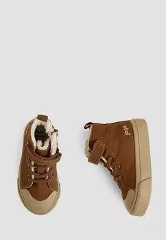 Ботильоны на шнуровке JoJo Maman Bb, коричневый