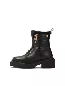 Ботильоны на шнуровке Kazar, черный